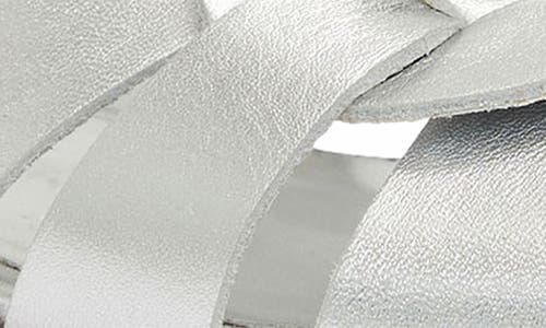Bruno Magli Alessia Sandal In Silver Metallic
