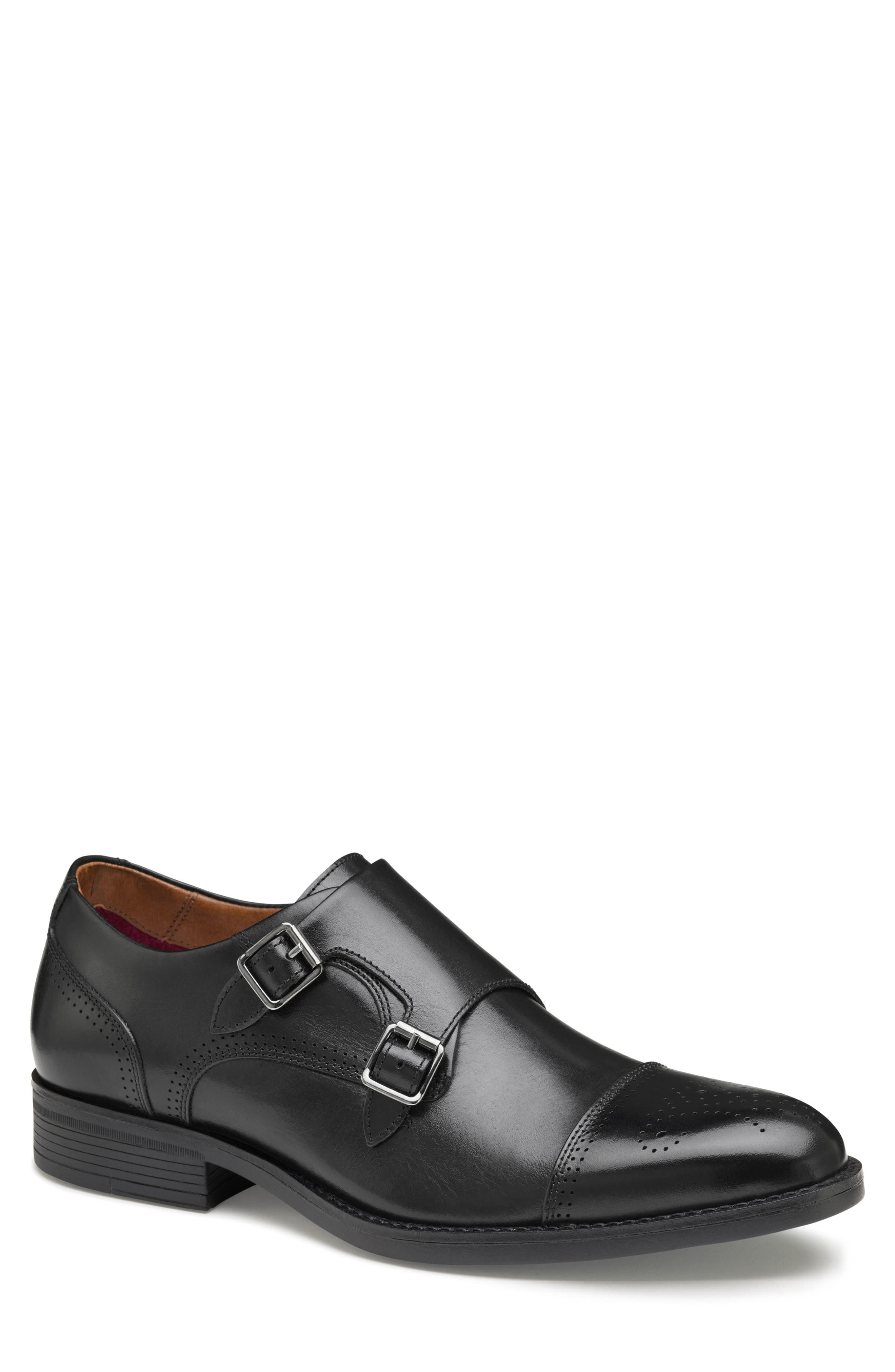 Details about   204871 PF50 Men's Shoes Size 13 M Black Leather Lace Up Johnston & Murphy 