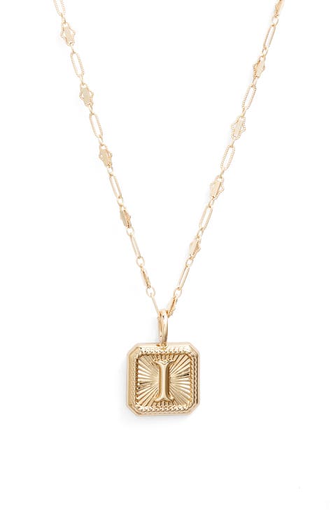 Harlow Initial Pendant Necklace