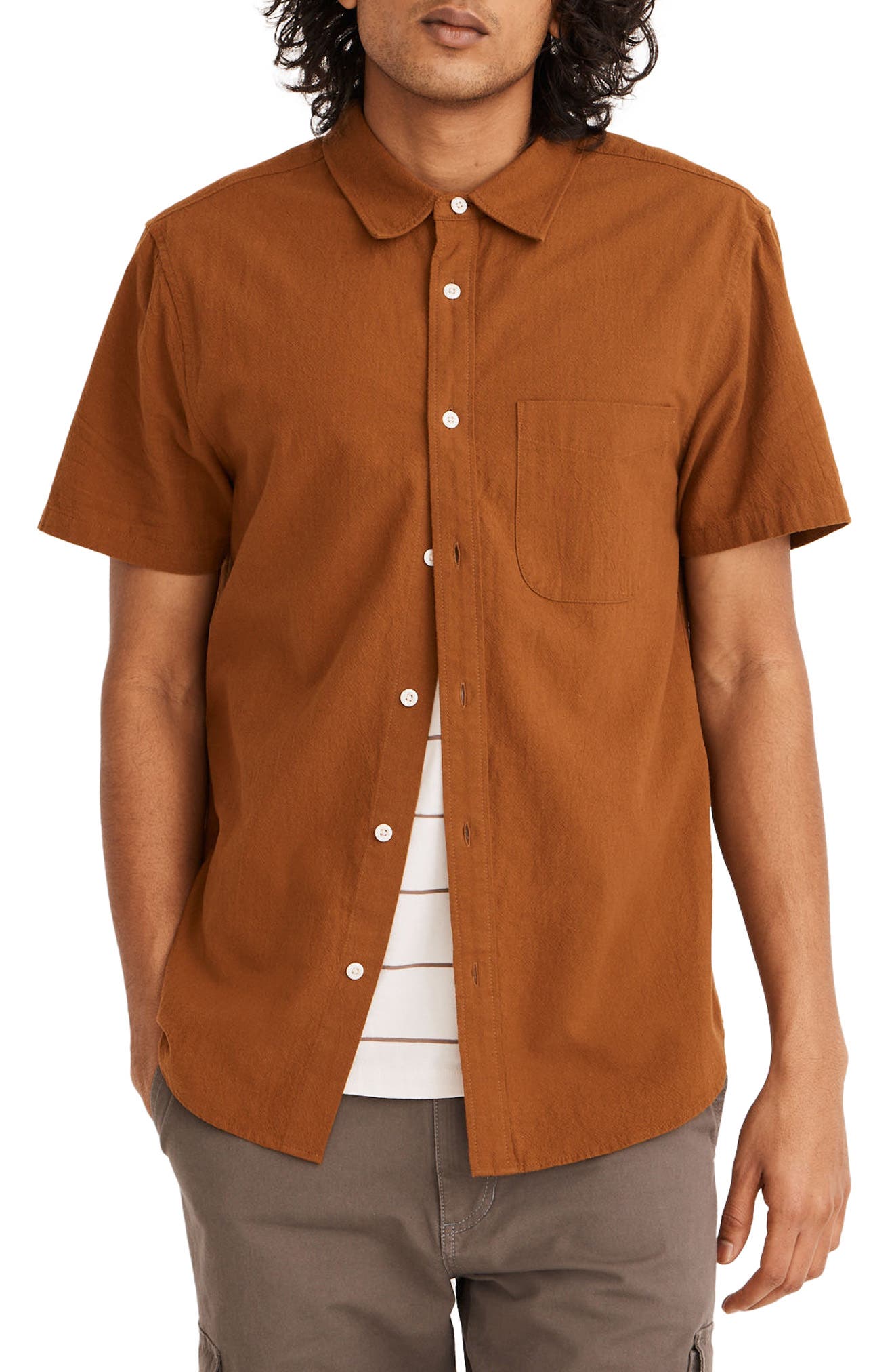 Men's Brown Button Up Shirts | Nordstrom