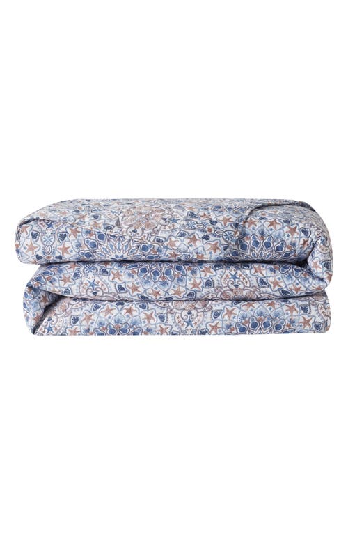 Vcny Home Sea Medallion 3-piece Quilt Set In Blue/multi