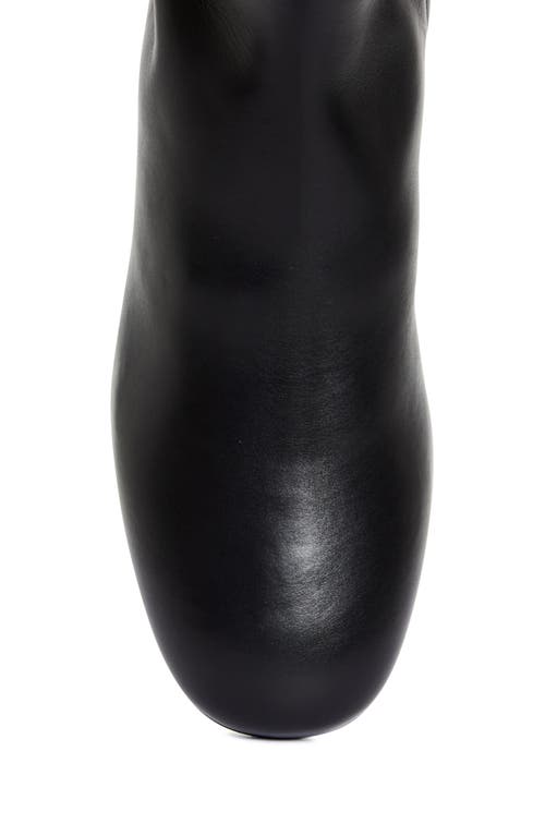 Prada Tronchetti Block Heel Bootie In Nero