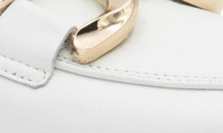 Amalfi By Rangoni Greve Loafer In White Parmasoft - Platinum Acc