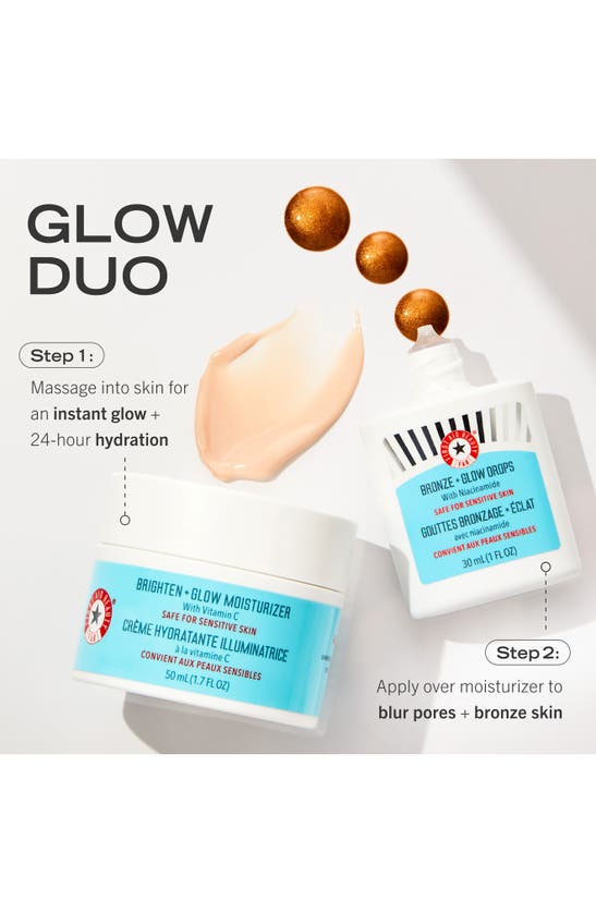 FIRST AID BEAUTY FIRST AID BEAUTY BRONZE + GLOW DROPS WITH NIACINAMIDE