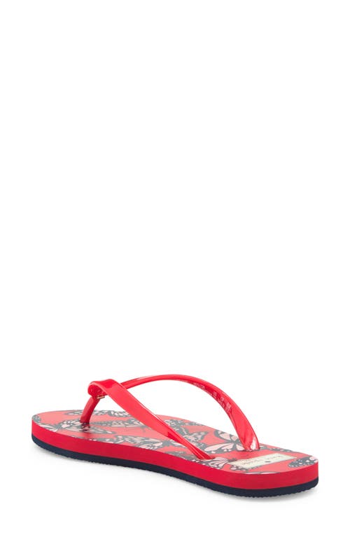 Shop Kate Spade New York Feldon Flip Flop Sandal In Butterfly Toss/hrlm Tom