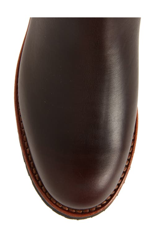 Penelope Chilvers Water Resistant Knee High Tassel Boot In Conker