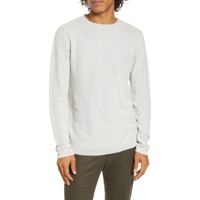 Scotch & Soda Textured Crewneck Sweater, Grey