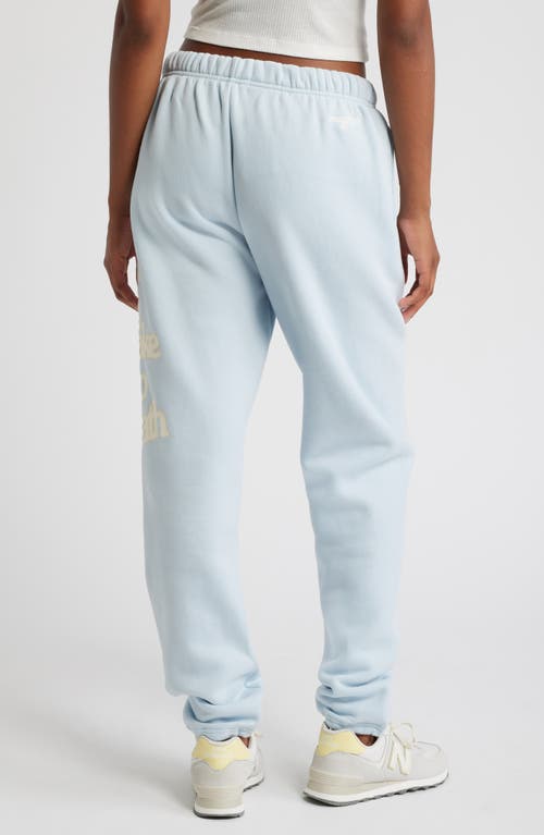 Shop The Mayfair Group Take A Deep Breath Sweatpants In Blue