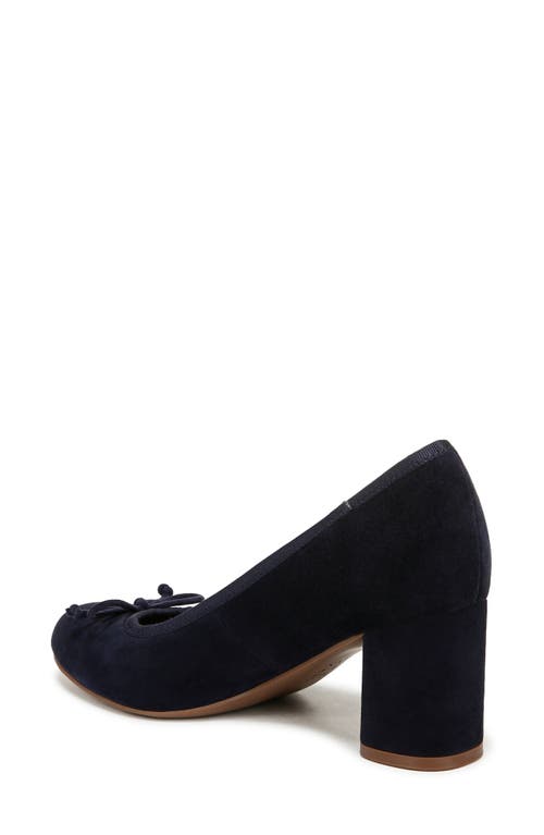 Shop Naturalizer Sienna Block Heel Pump In Midnight Blue