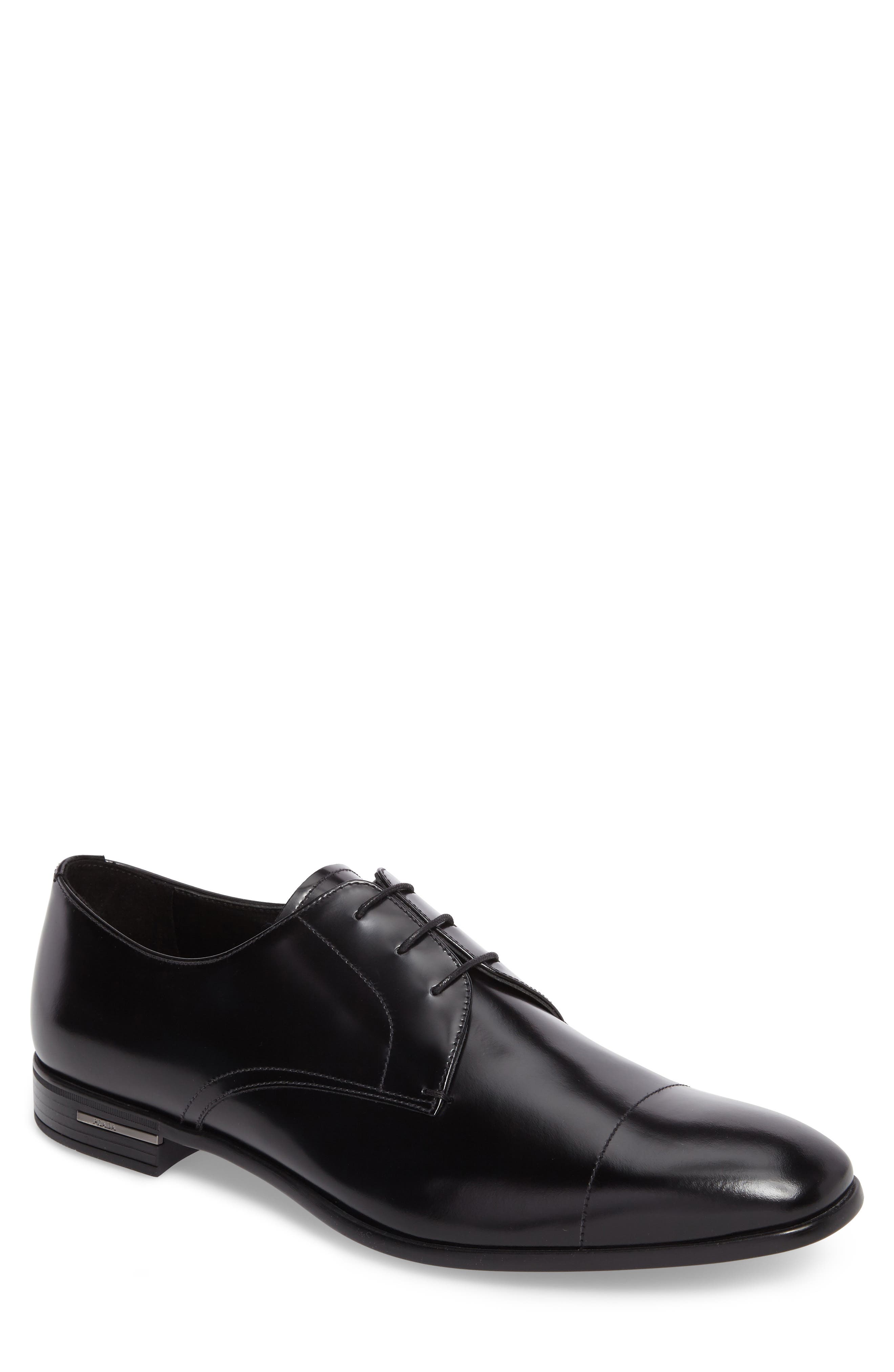 prada cap toe oxford