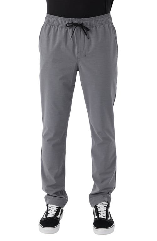 O'Neill Venture Elastic Waist Pants in Heather Grey at Nordstrom, Size Small