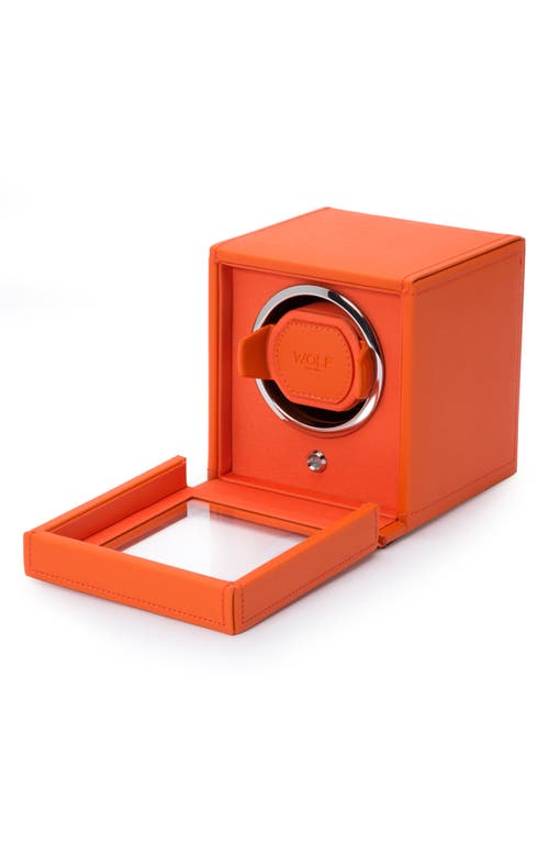 Shop Wolf Cub Single Watch Winder In Orange