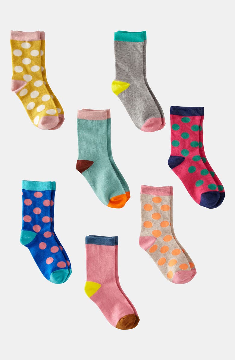 Mini Boden Socks (7-Pack) (Little Girls & Big Girls) | Nordstrom