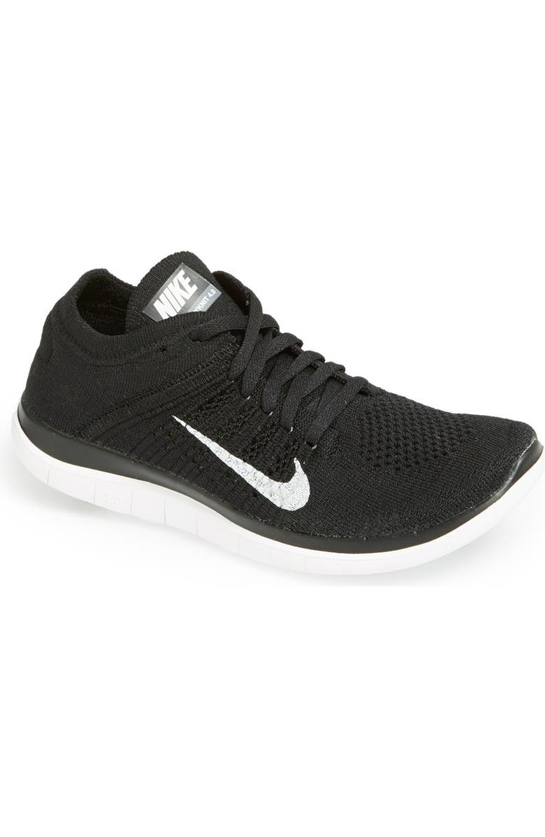 Nike 'Free 4.0 Flyknit' Running Shoe, Main, color, 