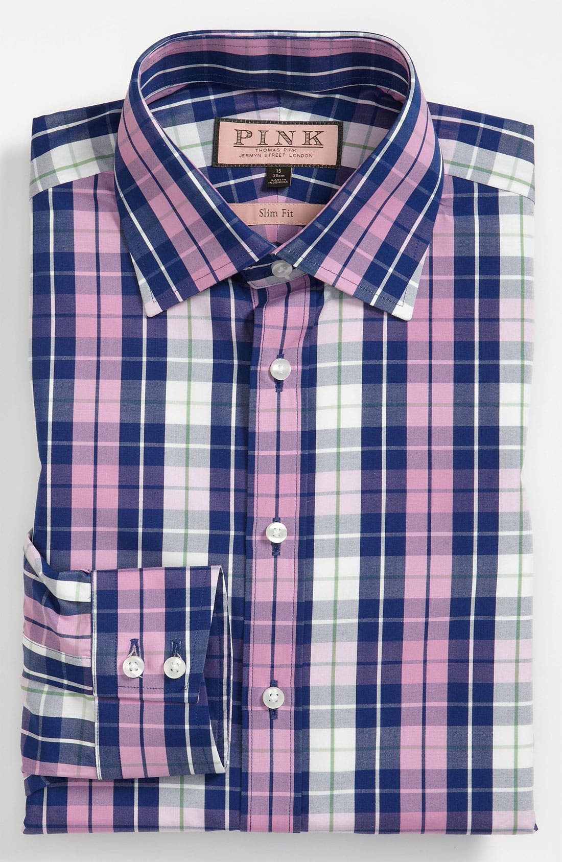 Thomas Pink Slim Fit Dress Shirt Nordstrom