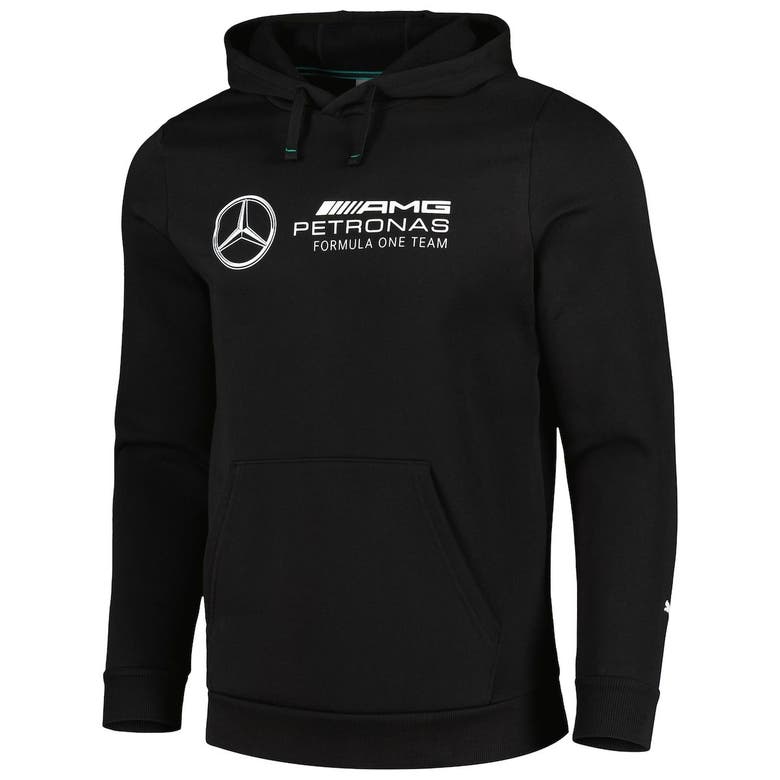 Puma Black Mercedes-amg Petronas F1 Team 2023 Fleece Pullover Hoodie ...