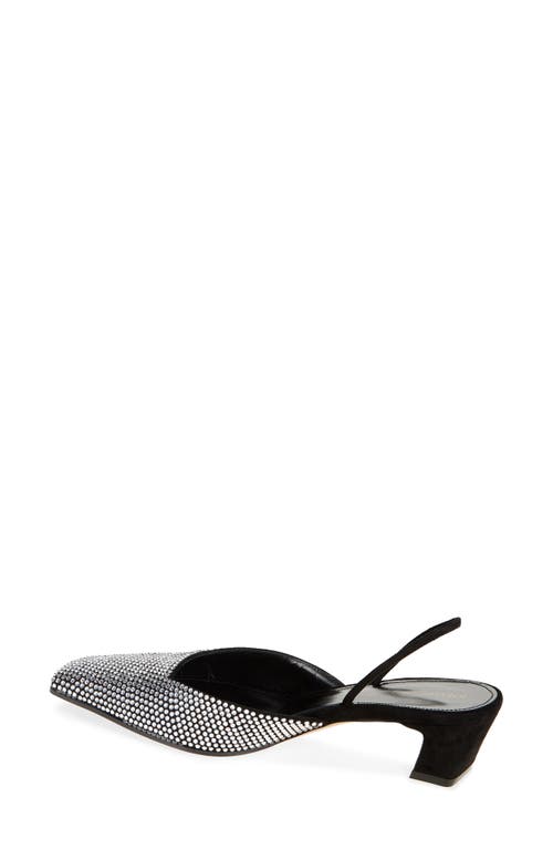 Shop Khaite Roosevelt Embellished Slingback Pump In Black