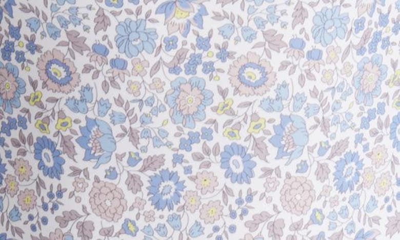 Shop Nu Swim X Liberty London Pistachio Floral Print One-piece Swimsuit In Blue Multi
