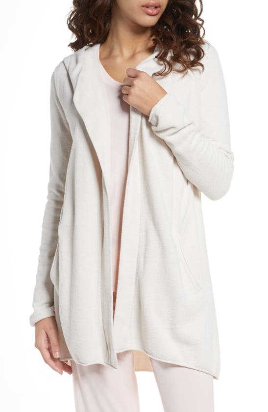 Barefoot Dreams Cozychic Ultra Lite™ Hooded Cardigan In Sand Dune