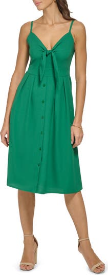 Kensie Spaghetti Strap Midi Dress | Nordstromrack