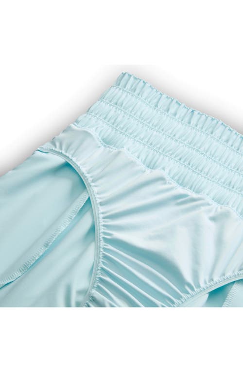 Shop Nike Dri-fit Ultrahigh Waist 3-inch Brief Lined Shorts In Glacier Blue