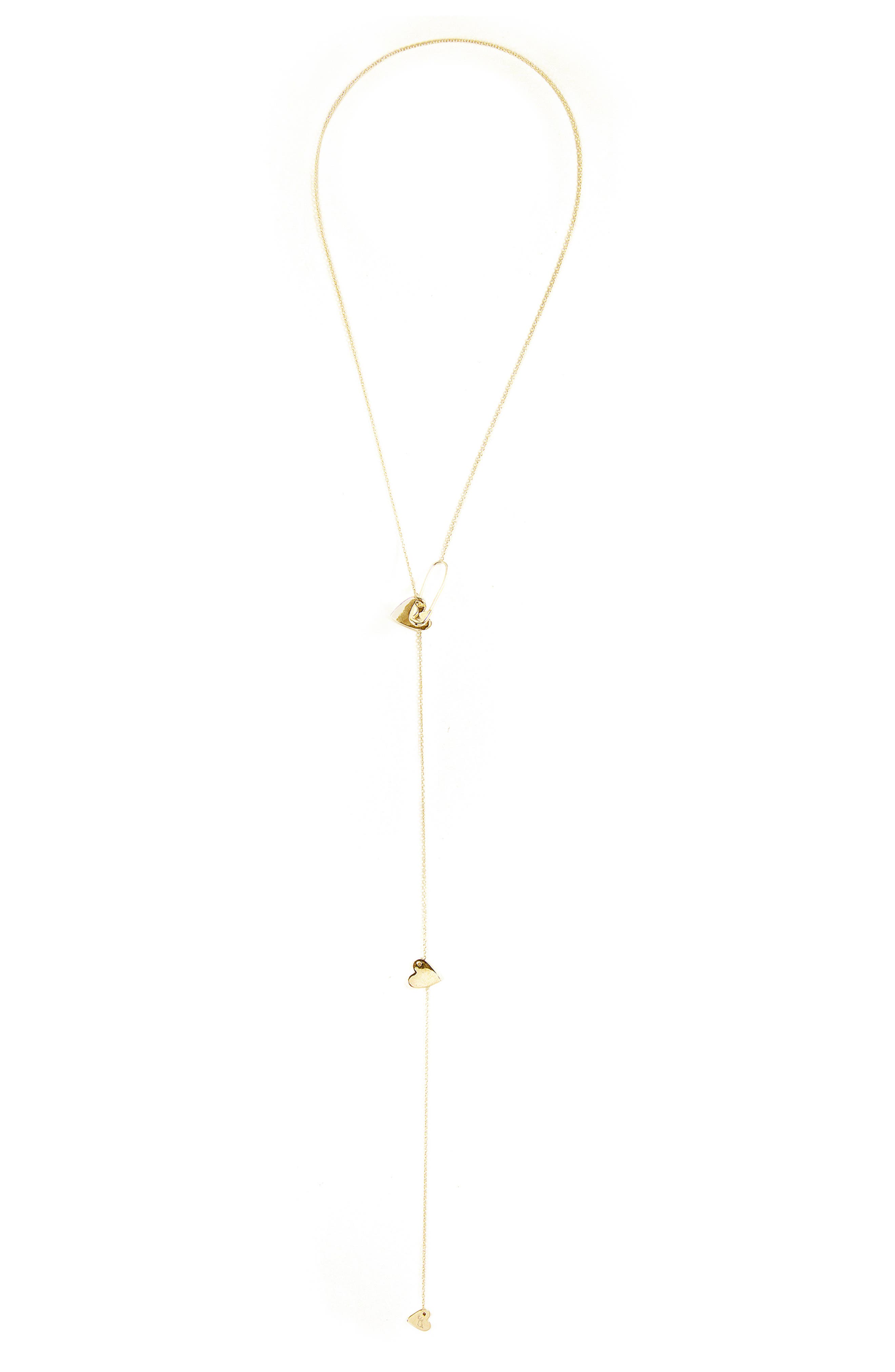 adornia love lariat necklace