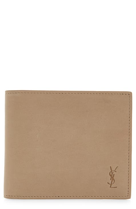 SAINT LAURENT Monogram leather bifold wallet