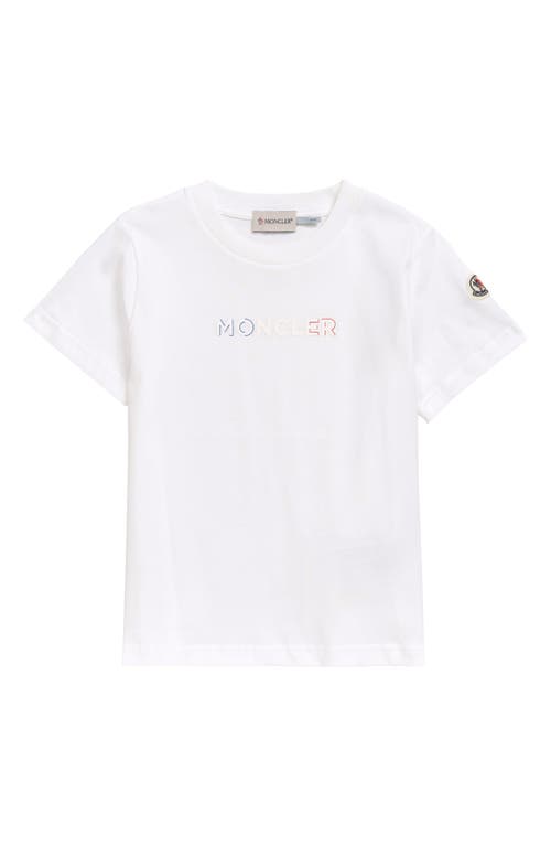 Moncler Kids' Graphic Tee in White