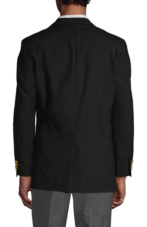 Shop Lands' End School Uniform  Hopsack Blazer In Black