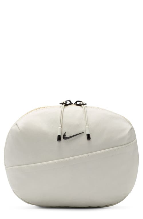 Shop Nike Aura Belt Bag In Light Bone/light Bone/black