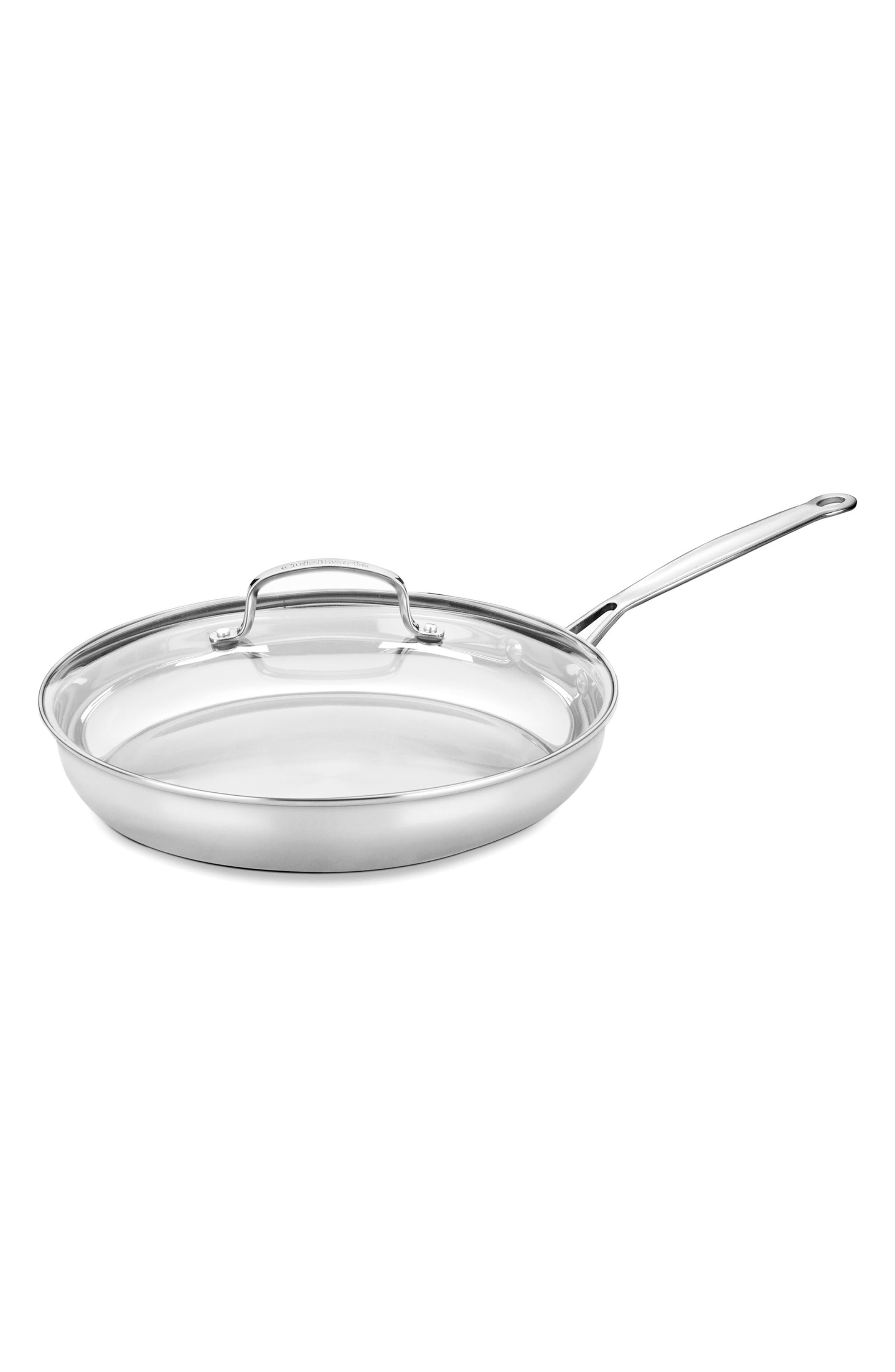 UPC 086279045911 product image for Cuisinart Chef's Classic 12-Inch Stainless Steel Skillet With Glass Cover, Size  | upcitemdb.com