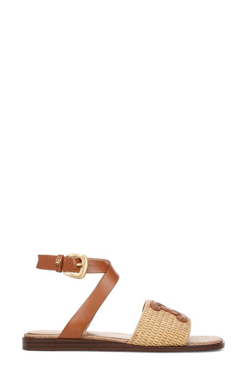 Shop Sam Edelman Ilsie Ankle Strap Sandal In Sand/rich Cognac