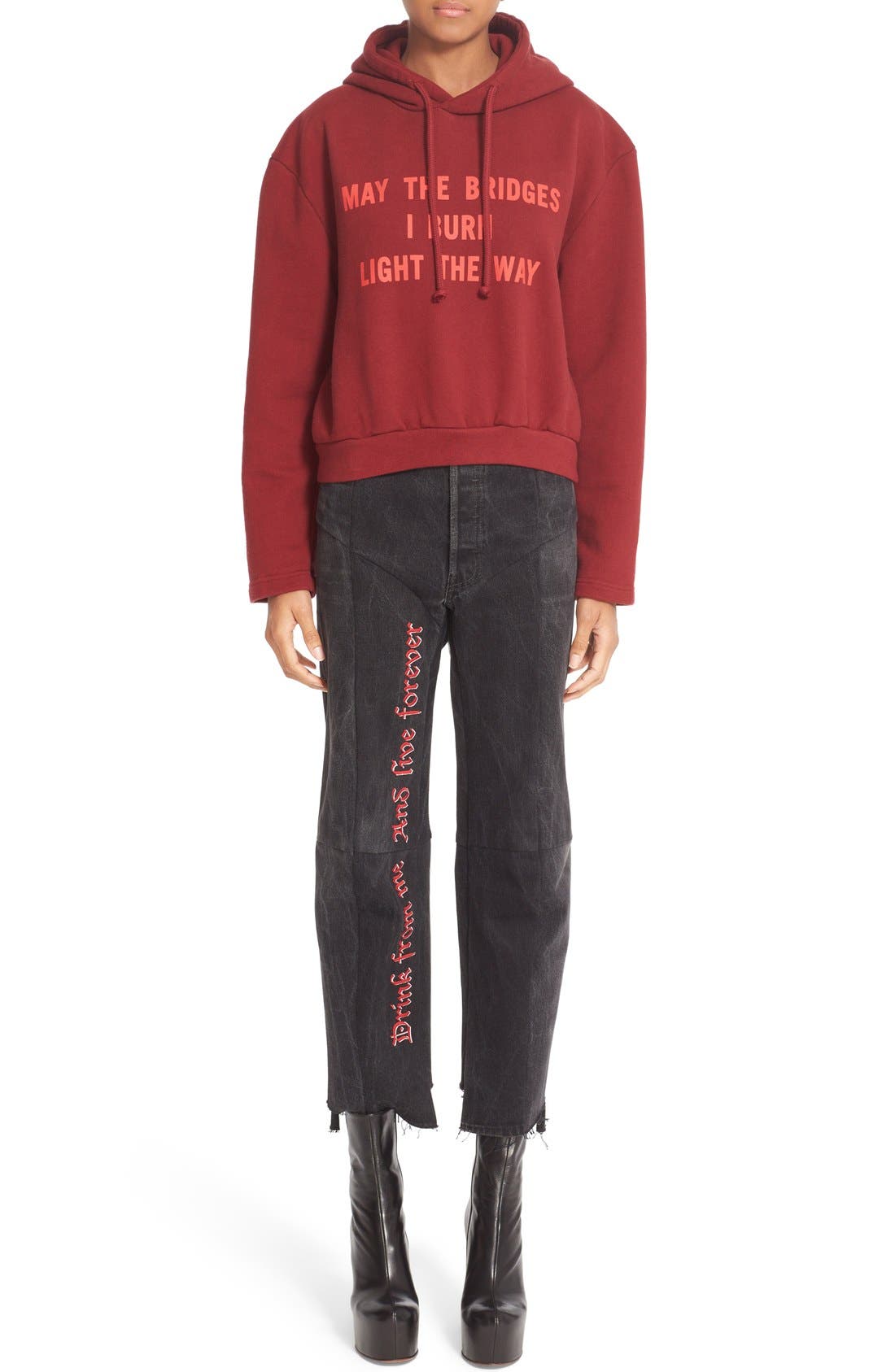 Vetements may 2024 the bridges hoodie