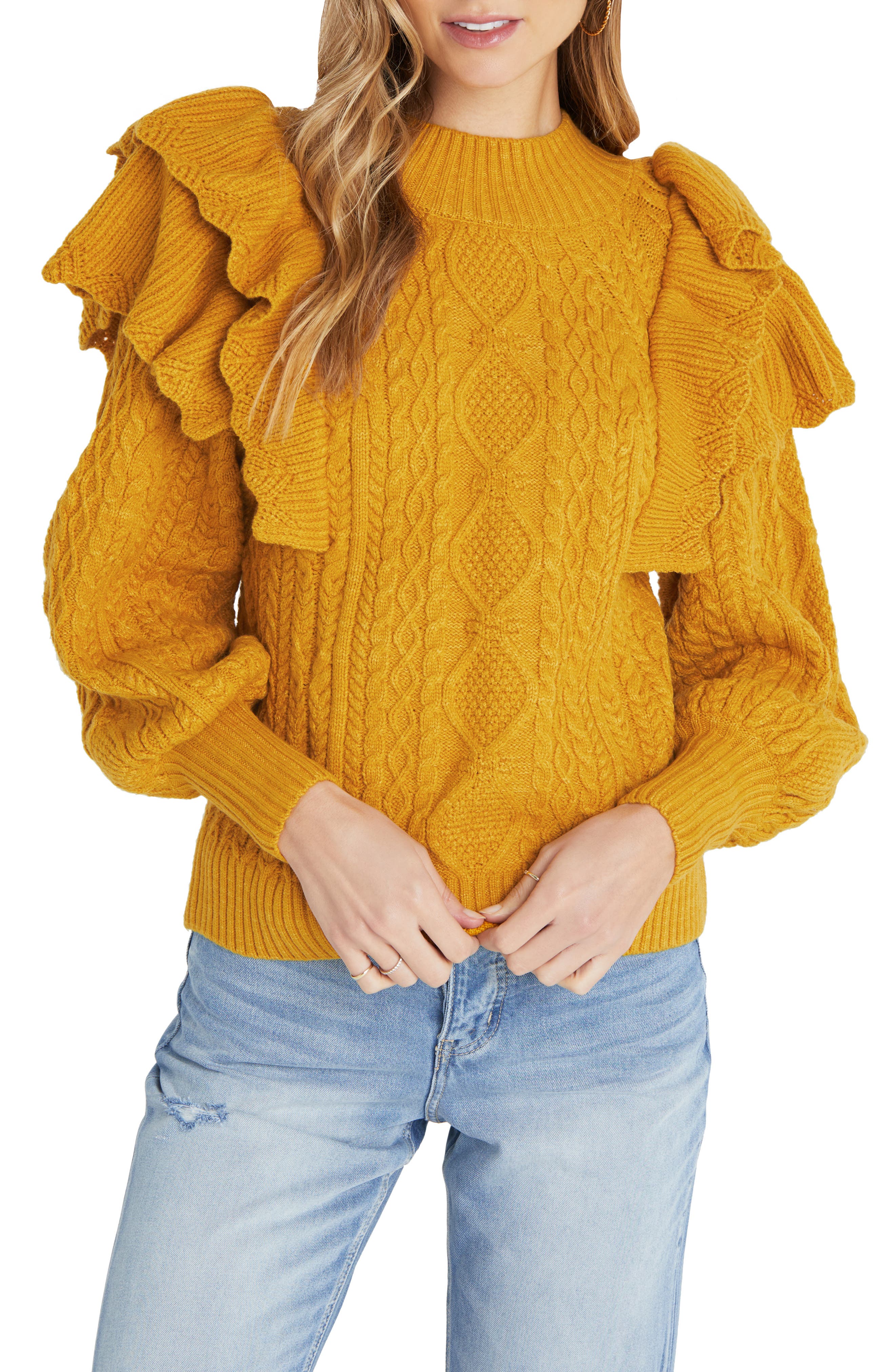 pale yellow sweater