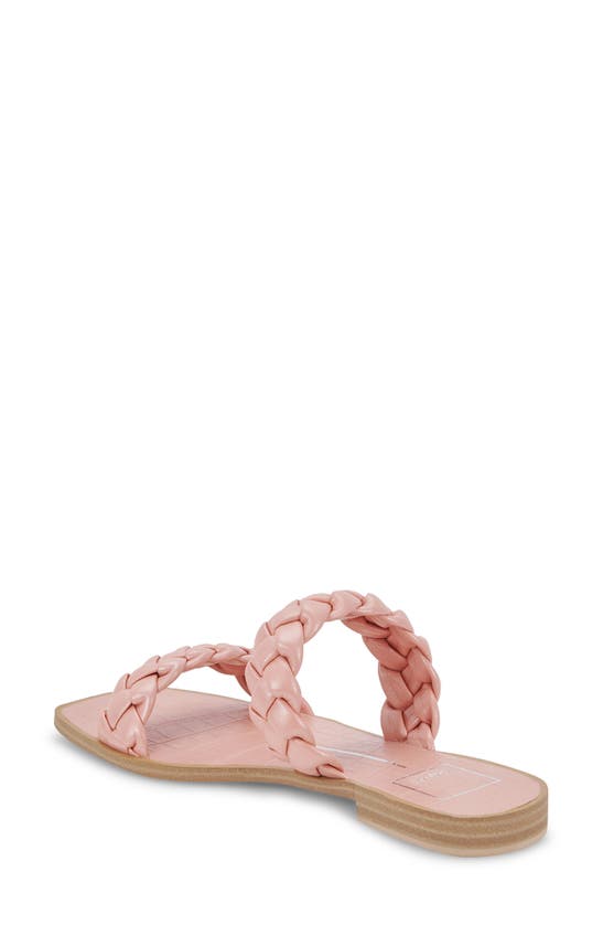 Shop Dolce Vita Indy Slide Sandal In Petal Metallic Stella