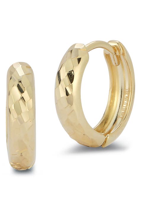 14k Gold Cuff & Huggie Earrings for Women | Nordstrom Rack