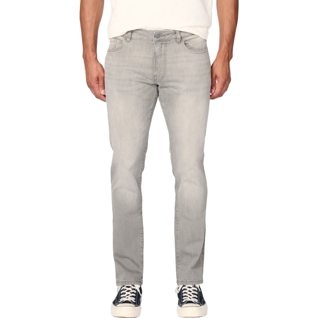 Warp & Weft Warp+weft Ams Slim Fit Jeans In Smoke