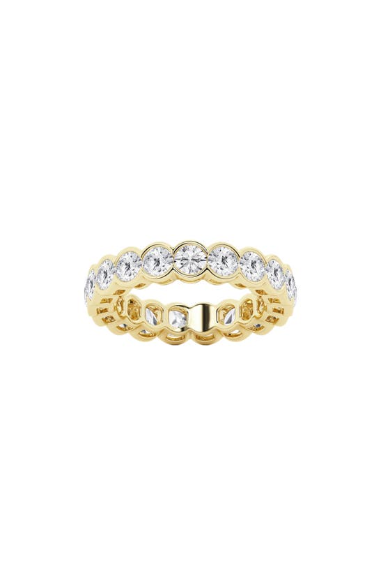 Shop Badgley Mischka Collection 14k Gold Round Lab Created Diamond Eternity Ring In Yellow
