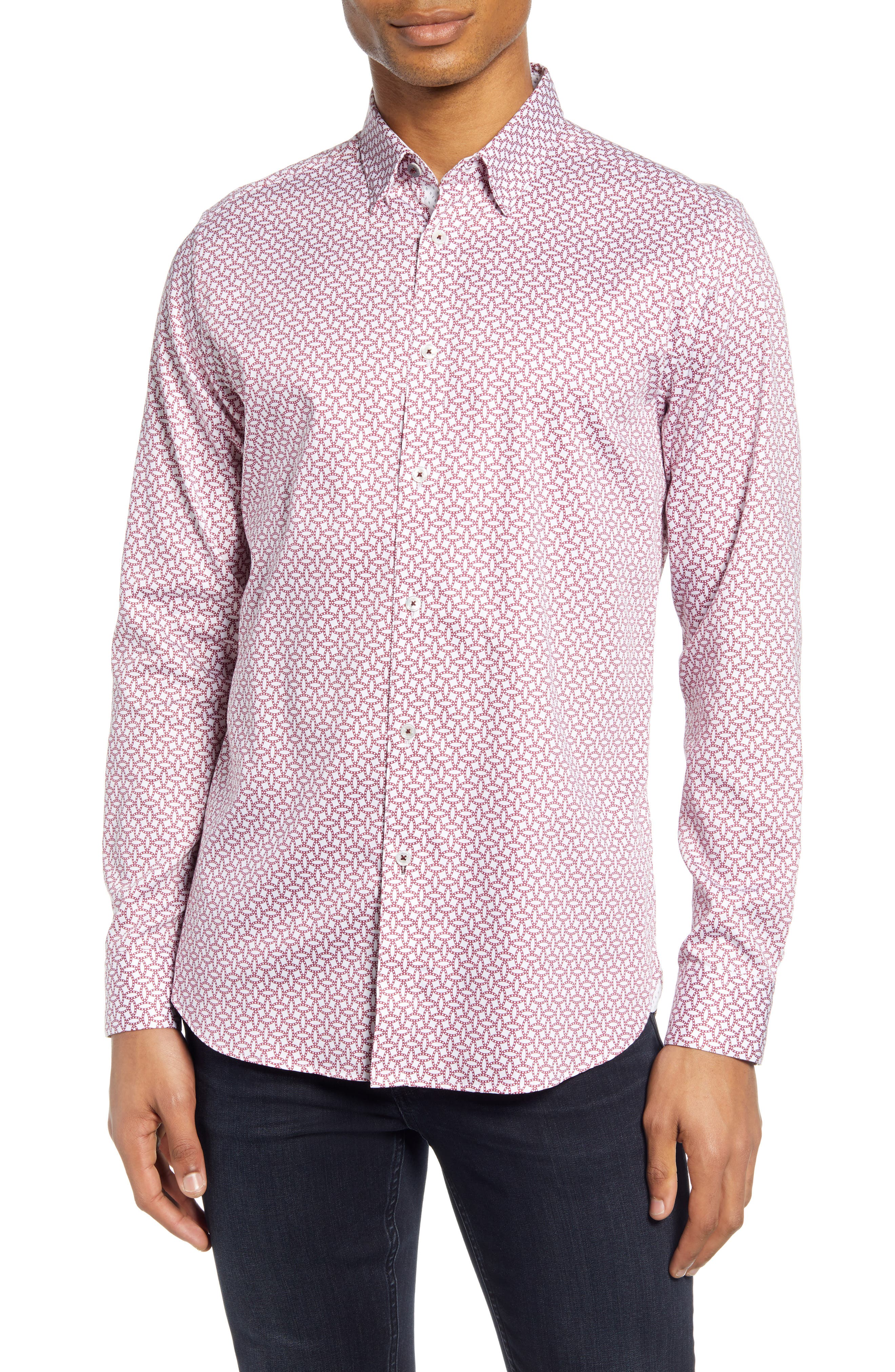 Ted Baker Hedoes Slim Fit Button-up 