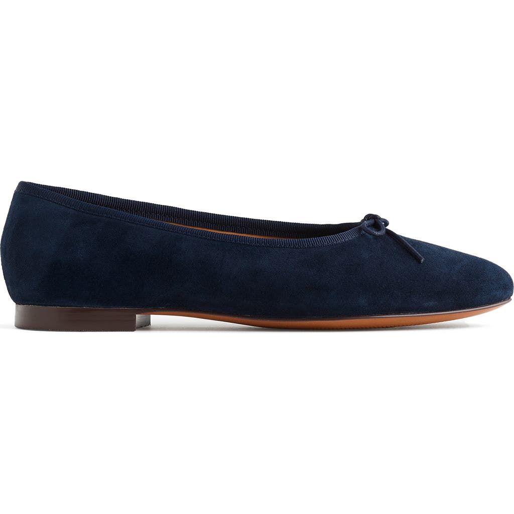 Madewell Francine Ballet Flat In Deep Indigo