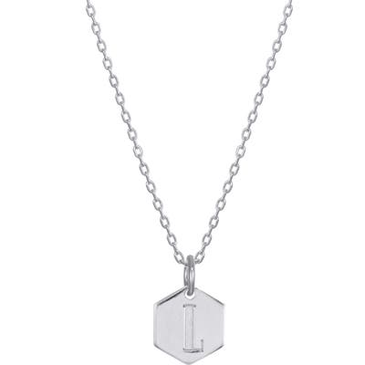 Stella + Ruby Monogram Initial Pendant Necklace