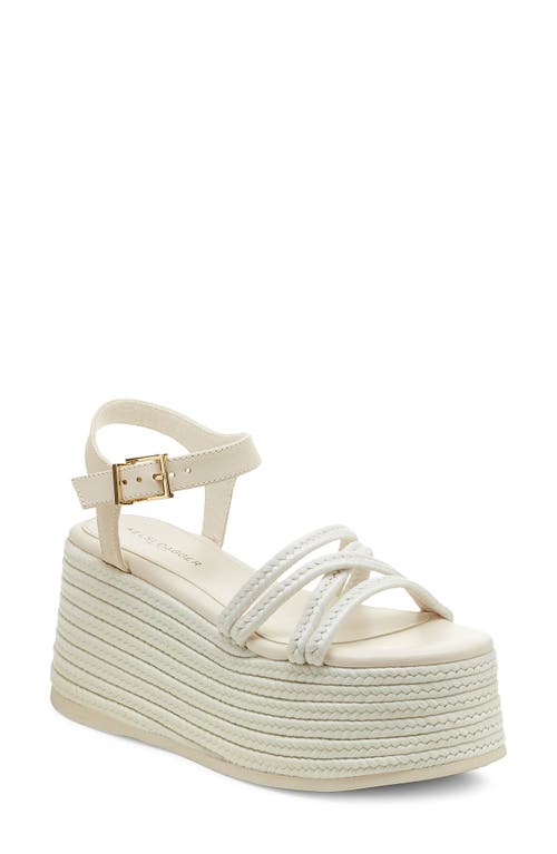 Kelsi Dagger Brooklyn Mend Platform Wedge Sandal in Salt