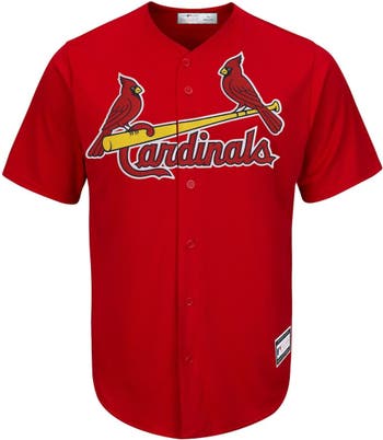 Men's Majestic White St. Louis Cardinals Big & Tall Cool Base Team
