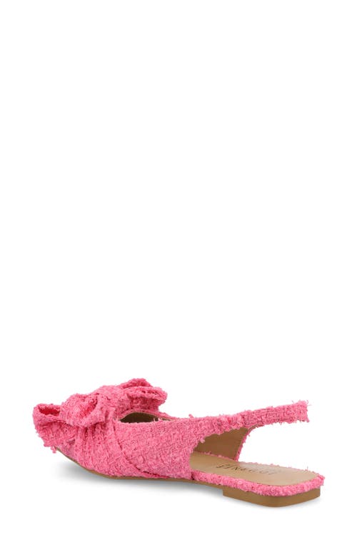 Journee Collection Sabrina Slingback Flat In Pink