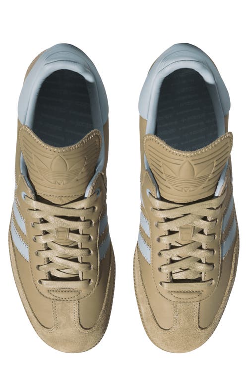Adidas Originals Adidas Humanrace Samba Low Top Sneaker In Orbit Green/ash Grey