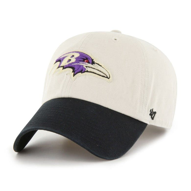 '47 Black Baltimore Ravens Clean Up Visor