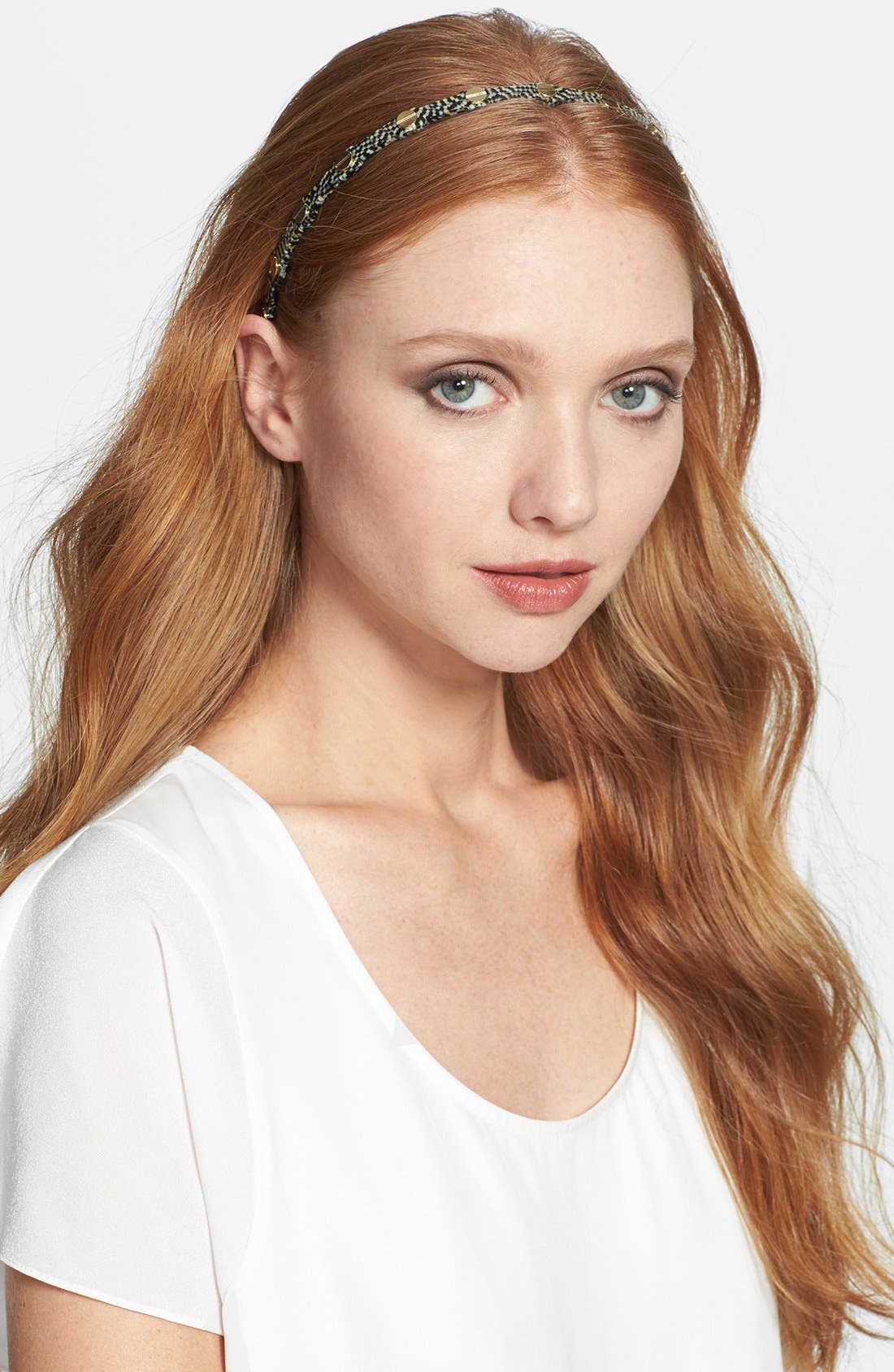 L. Erickson 'Nail Head' Headband Nordstrom