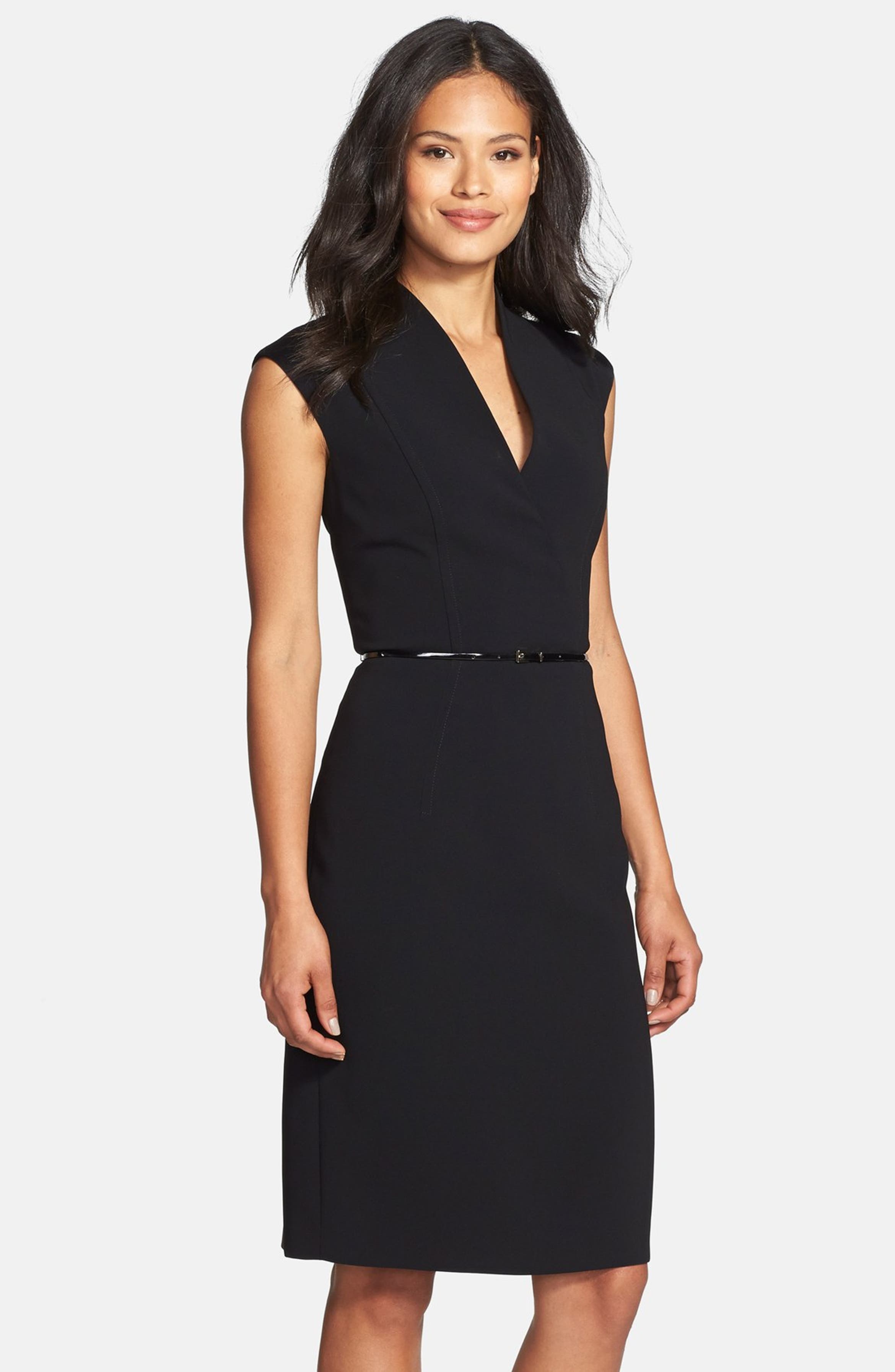 BOSS 'Difena' Belted Sheath Dress | Nordstrom