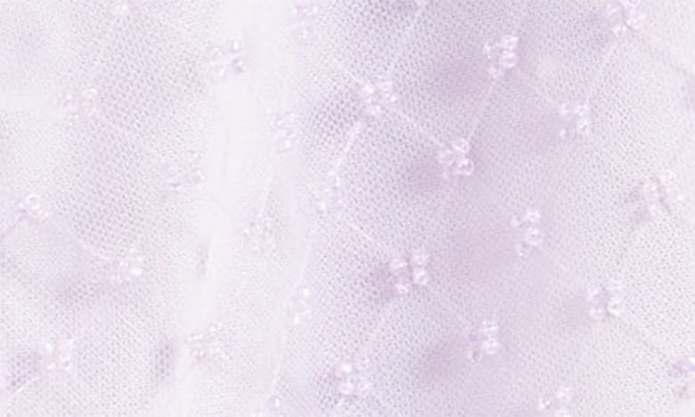 Mistress Rocks Beaded Top In Foggy Lavender