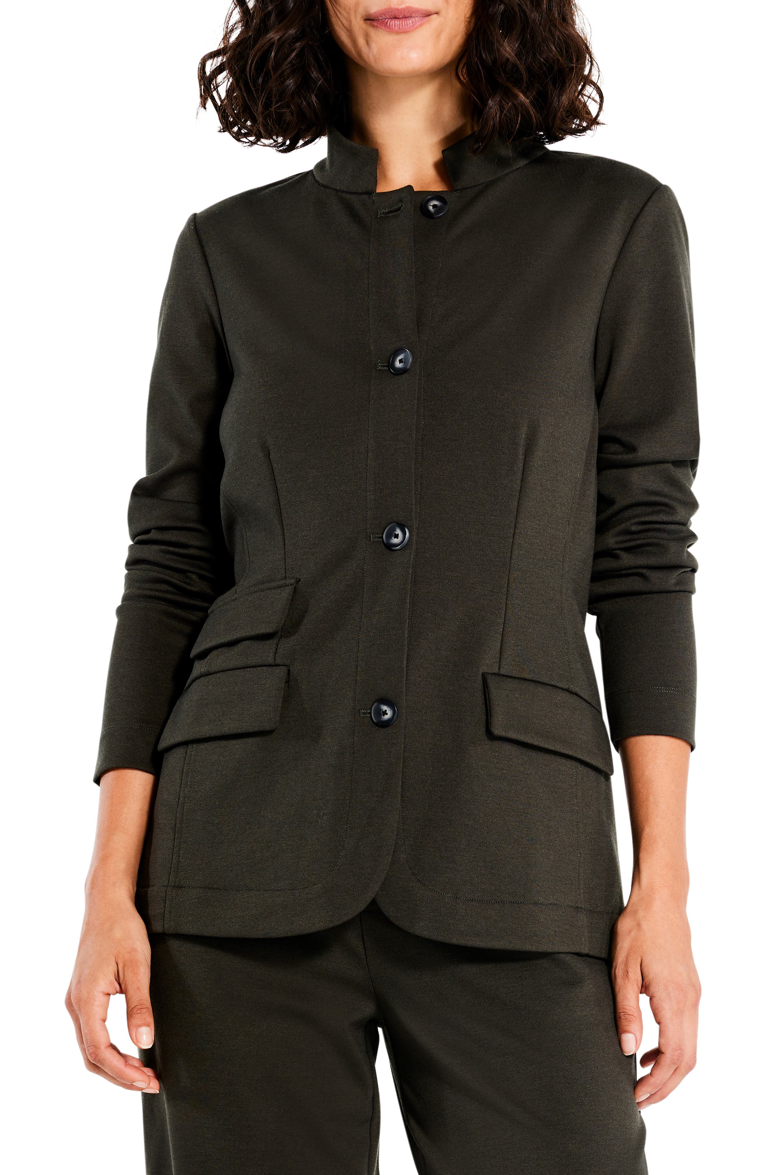 NIC+ZOE Ponte Blazer in Briar | Smart Closet